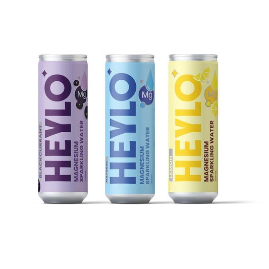 Heylo Magnesium Sparkling Water - Multi Pack 24x300ml