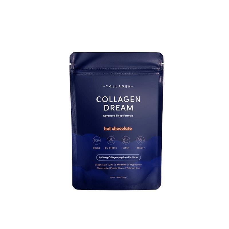 The Collagen Co Collagen Dream Advanced Sleep Formula Hot Chocolate 210g - Relaxing Beauty Elixir