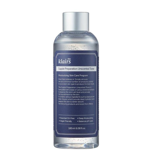 Klairs Supple Preparation Unscented Toner 180ml - Ideal for Sensitive Skin