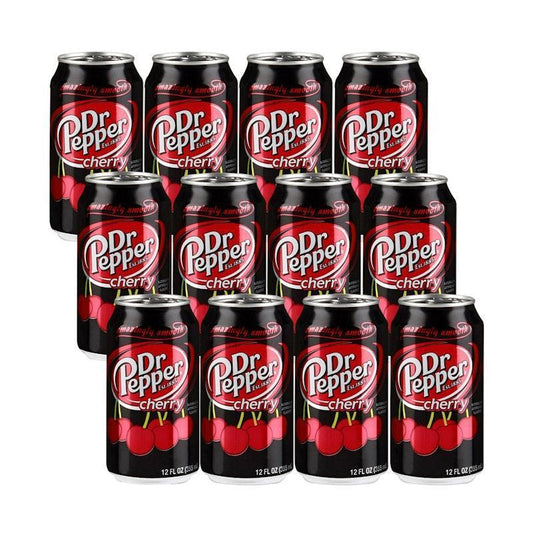 Dr Pepper Cherry 355mL - 12 Pack of Cherry Flavor Soda