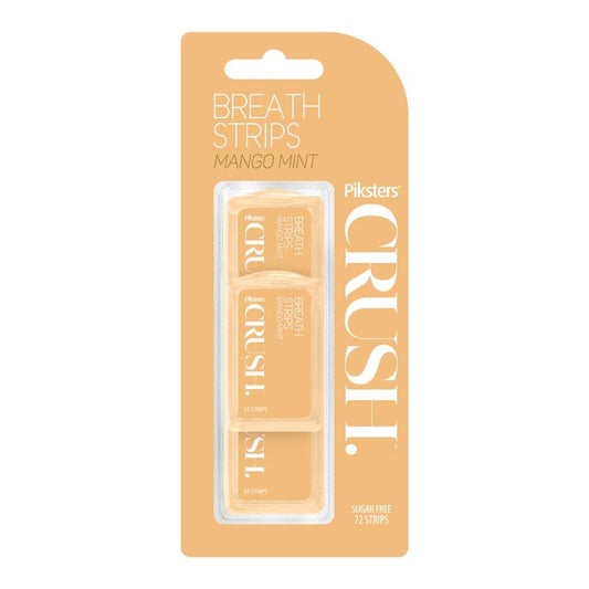Piksters Crush Mango Mint Breath Strips - 72pk for Irresistibly Fresh Breath - Auzzistore