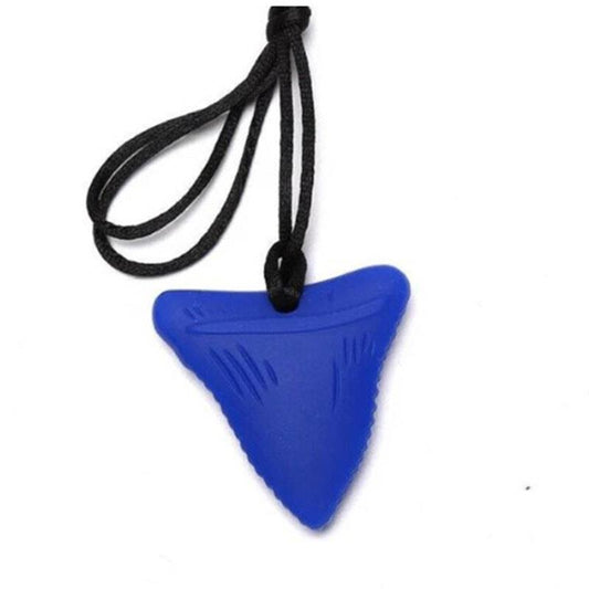 Sensory Safari Shark Tooth Sensory Necklace - Blue - Auzzistore