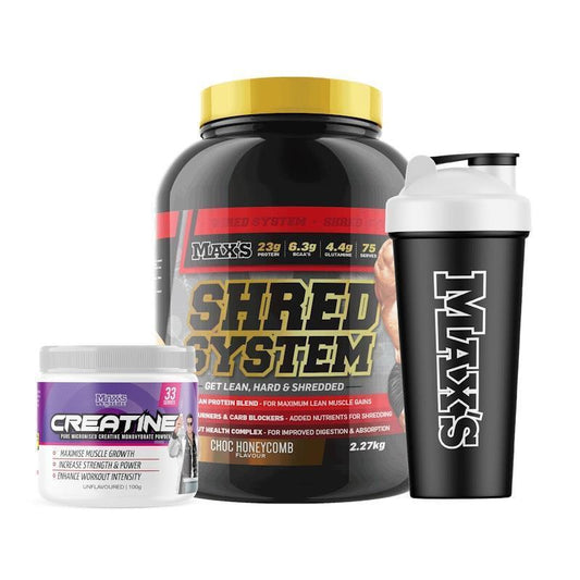 MAX'S Shred System 2.27kg - Choc Honeycomb Flavor