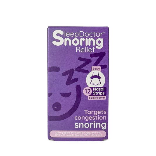 Sleep Doctor Nasal Strips - Regular 12 Strips for Snoring Relief-Auzzi Store