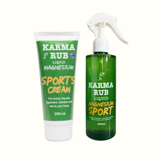 Karma Rub Magnesium Sports Cream & Spray Bundle-Auzzi Store