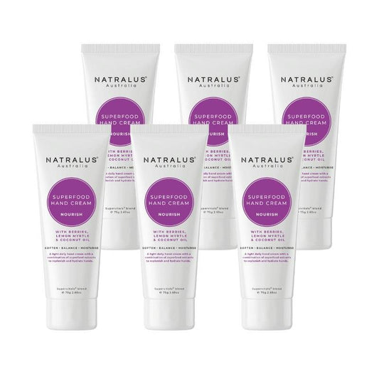 Natralus Superfood Hand Cream - Nourish (6 Pack)