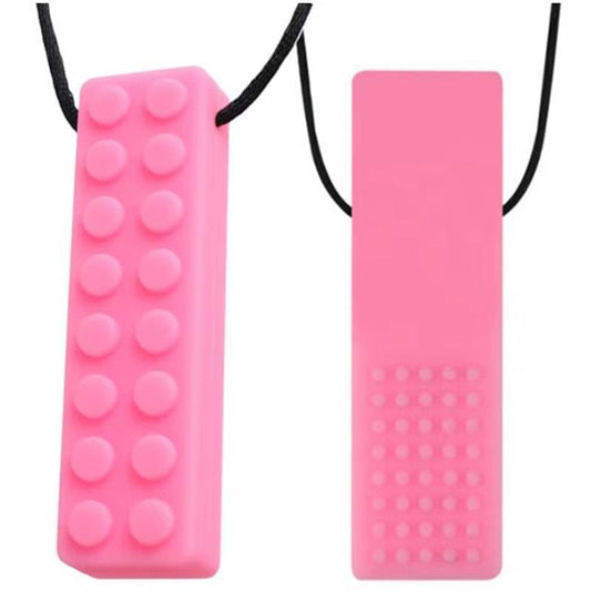 Sensory Safari Sensory Necklace Block - Pink