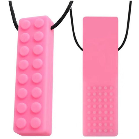 Sensory Safari Sensory Necklace Block - Pink - Auzzistore