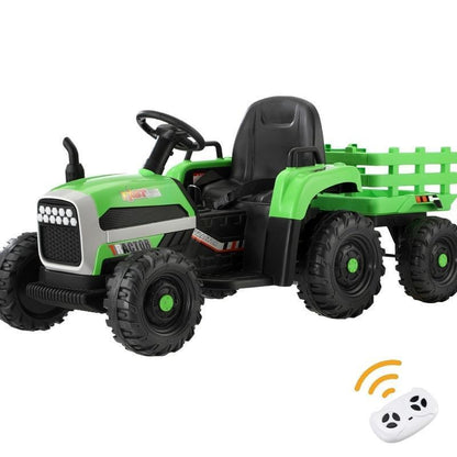 Mazam Kids 12V Electric Ride On Car Tractor with Remote Control - Green-Auzzi Store