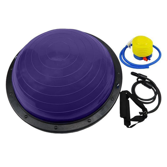 Powertrain Fitness Yoga Ball - 58cm Home Gym Balance Trainer Purple