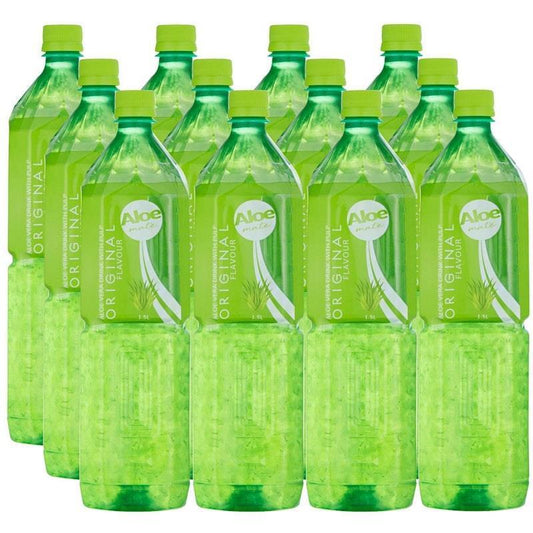 Aloe Mate Aloe Vera Drink 1.5L Original - 12 Pack