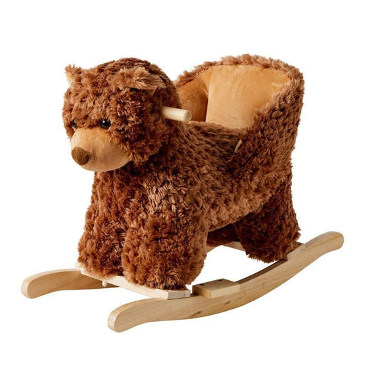 Jiggle & Giggle Soft Plush Toy Rocker Bear - Cuddly Fun for Kids - Auzzistore
