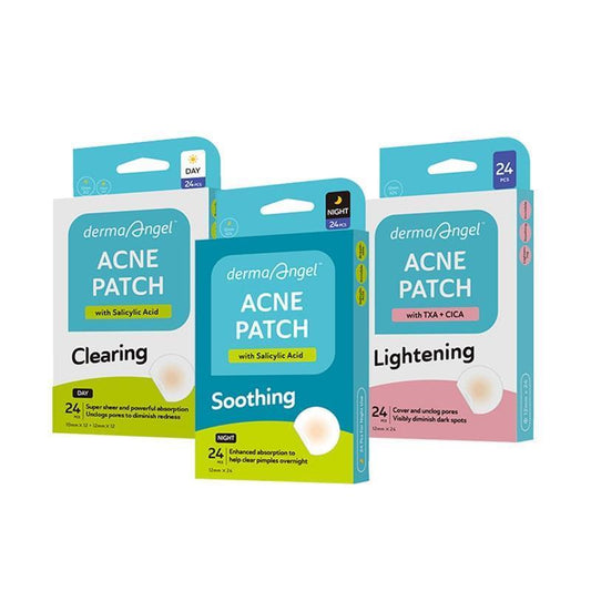 Derma Angel Acne Patch Day + Night + Lightening Bundle