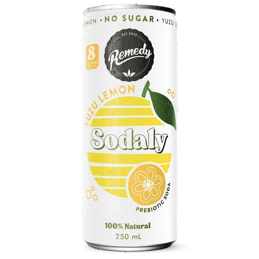 Remedy Sodaly - Yuzu Lemon (250ml Can x 24)