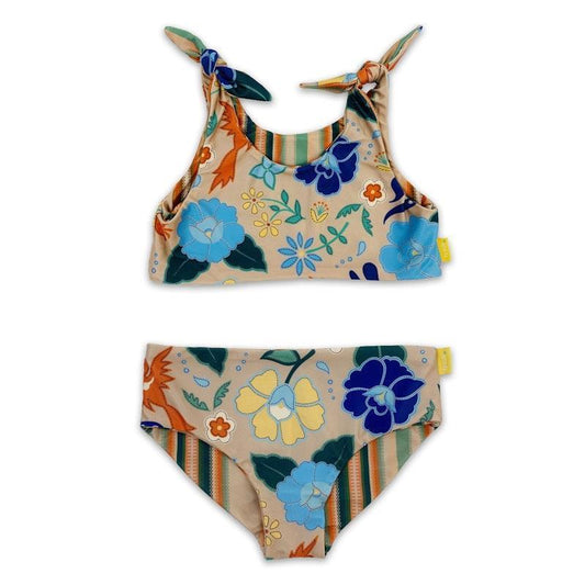 Tyoub Kids Reversible Bikini Phoenix | Serape Stripe (3 Years)