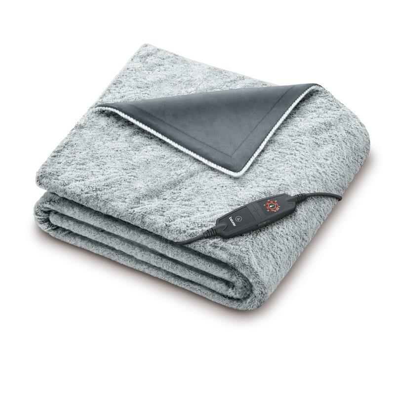 Beurer HD75G Super Cosy Heated Throw - Charcoal Grey 1 Size