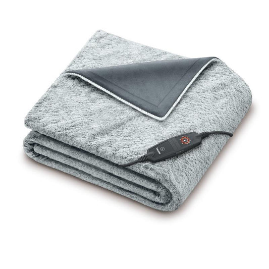 Beurer HD75G Super Cosy Heated Throw - Charcoal Grey 1 Size