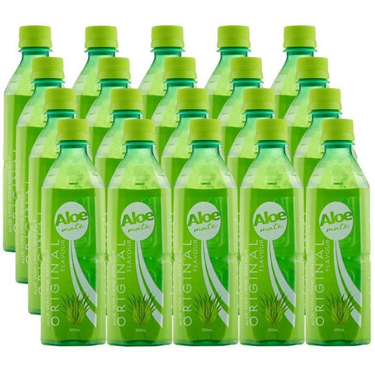 Aloe Mate Aloe Vera Drink - Original 500mL - 20 Pack