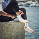 Glucology Copper-Based Loose Top Classic Socks - 2 Pairs White Extra Large – view 10