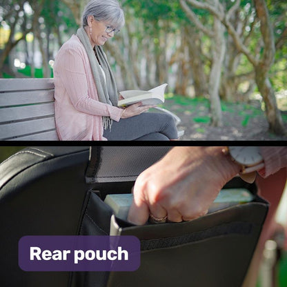 Equipmed Freeroam+ Mid-Sized Foldable Electric Lithium Mobility Scooter - Red