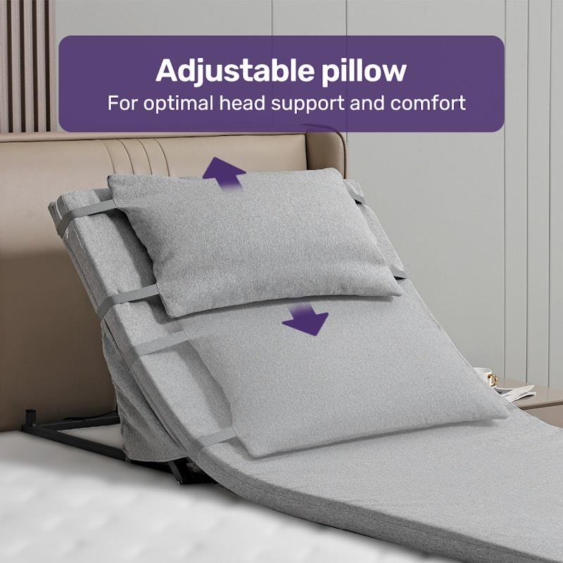 Equipmed Electric Adjustable Backrest - Full Length Grey