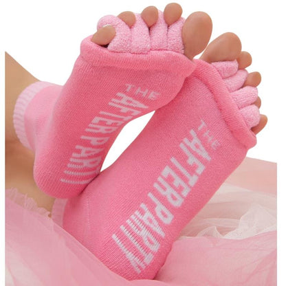 HIGH HEEL JUNGLE The After Party Premium Cotton Toe & Foot Alignment Socks + Silicon Gel Toe Spreader & Foot Alignment Separators Bundle-Auzzi Store