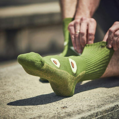 Glucology Copper-Based Socks | 2 Pairs Large - Avocado