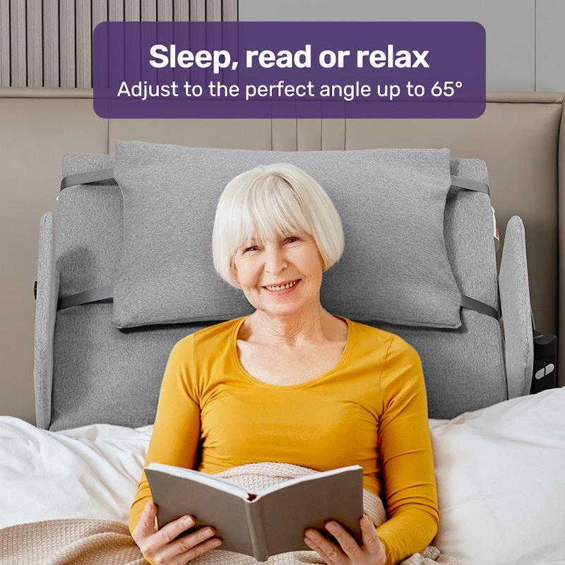 Equipmed Electric Adjustable Backrest - Full Length Grey