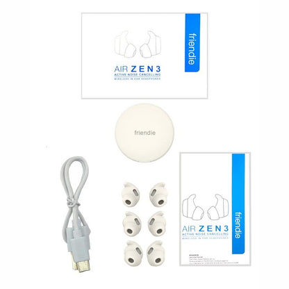 Friendie AIR ZEN 3.0 Silk ANC Sleep Earbuds - In Ear Headphones 1 Set