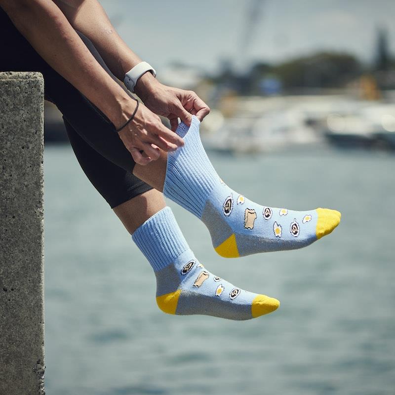 Glucology Copper-Infused Socks - 2 Pairs (Large) - Fun Patterns