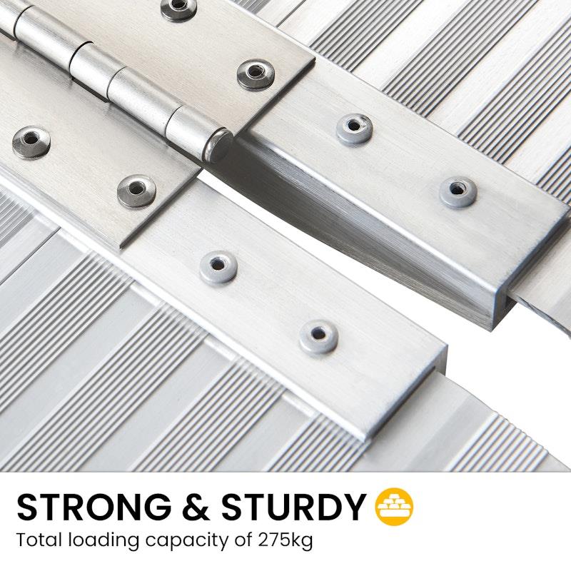 Kartrite 5 Feet Aluminium Foldable Wheelchair Ramp R01