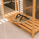 Clevinger Bamboo Towel Holder with 3 Rails & Shelf - 85cm – view 11 - Auzzistore