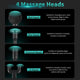 Remology Impact Therapy Percussive Massager - 4 Heads Included – view 11 - Auzzistore