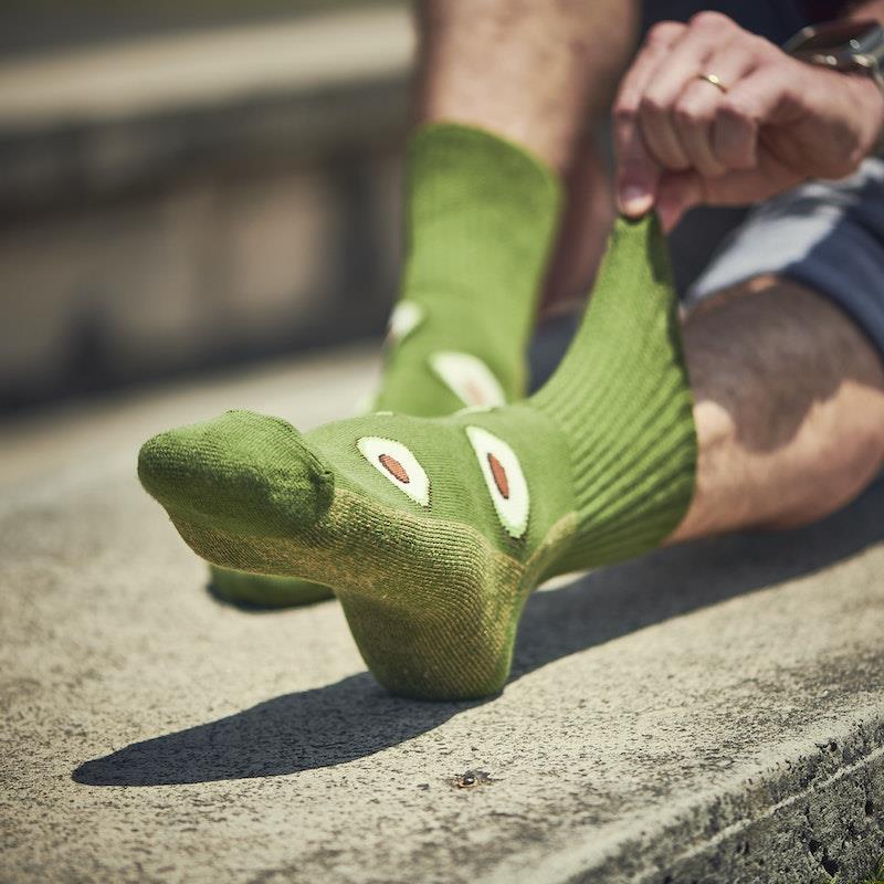 Glucology Copper-Based Socks | 2 Pairs Small - Avocado