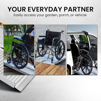 Kartrite 5 Feet Aluminium Foldable Wheelchair Ramp R01