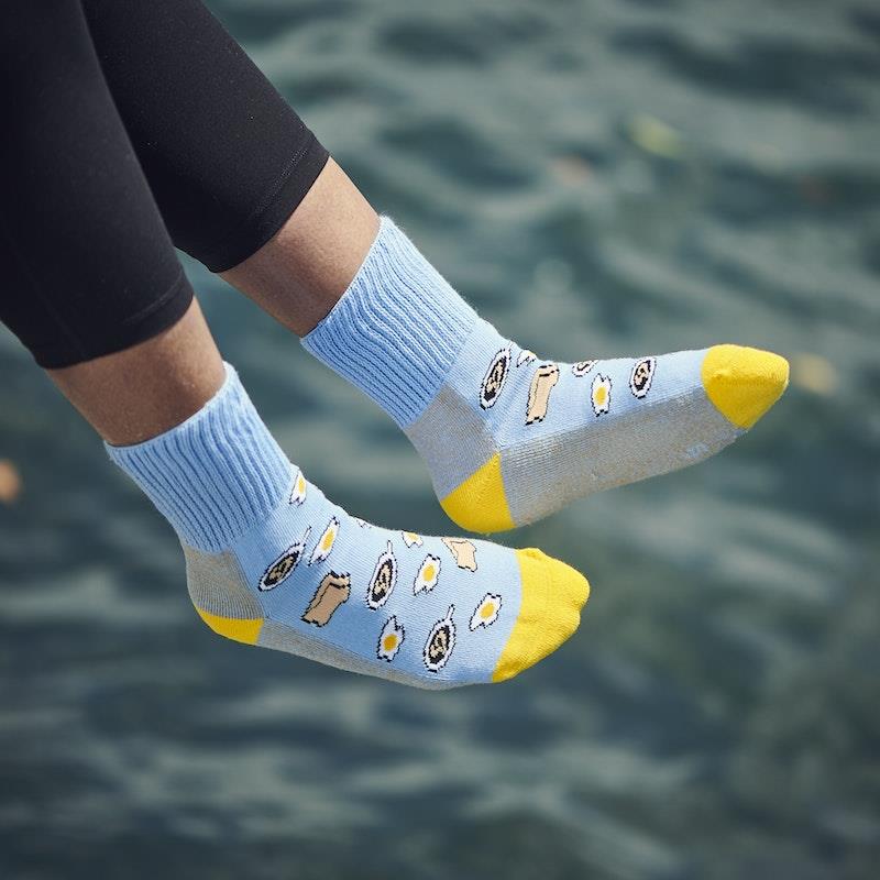Glucology Copper-Infused Socks - 2 Pairs (Medium) - Fun Patterns