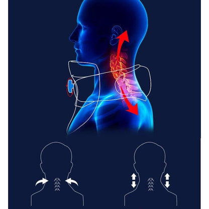 Caremax 3 in 1 Cervical Collar with Air Bag Massage, TENS & Heat - 1 Unit
