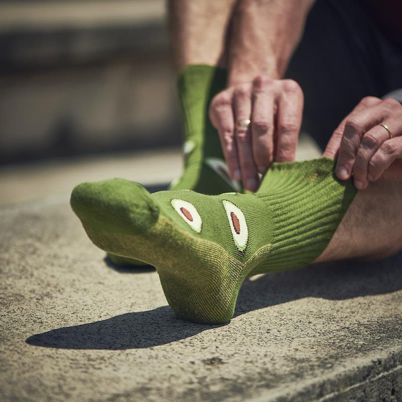 Glucology Copper-Based Socks | 2 Pairs Small - Avocado