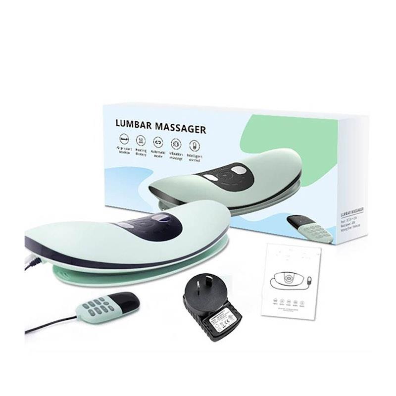 Caremax Heated Lumbar Traction Back Massager & Stretcher - 1 Unit