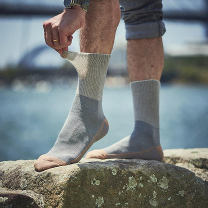 Glucology 6 Pack Mixed Classic Socks - Black, White, Grey - Medium