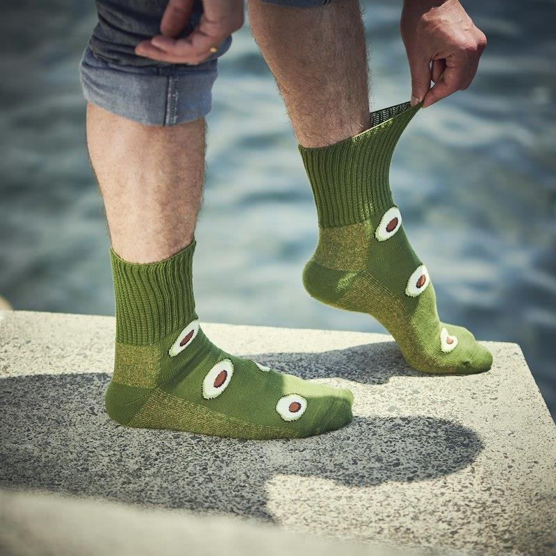 Glucology Copper-Based Socks | 2 Pairs Small - Avocado