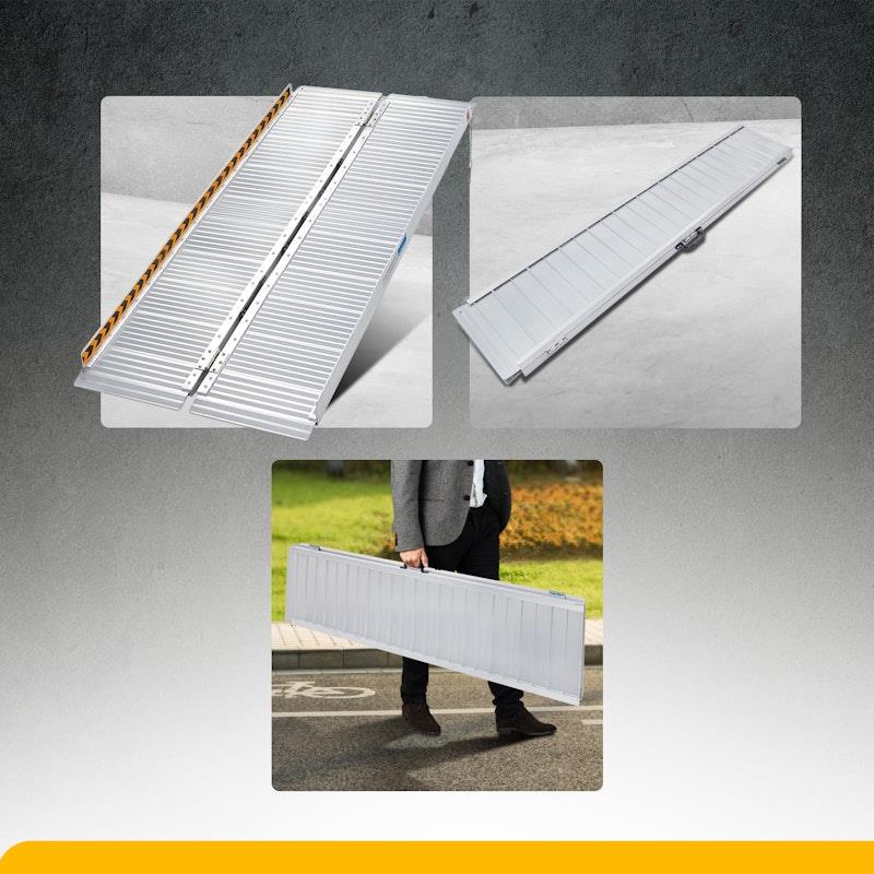 Kartrite 5 Feet Aluminium Foldable Wheelchair Ramp R01