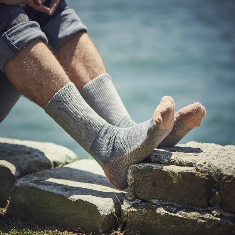 Glucology 6 Pack Mixed Classic Socks - Black, White, Grey - Large