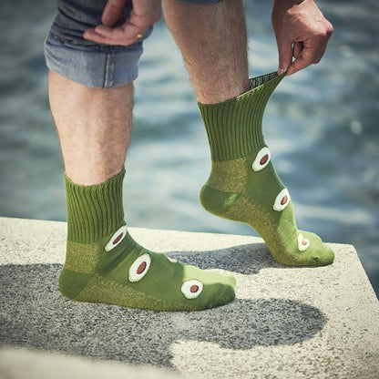Glucology Copper-Based Socks | 2 Pairs Large - Avocado