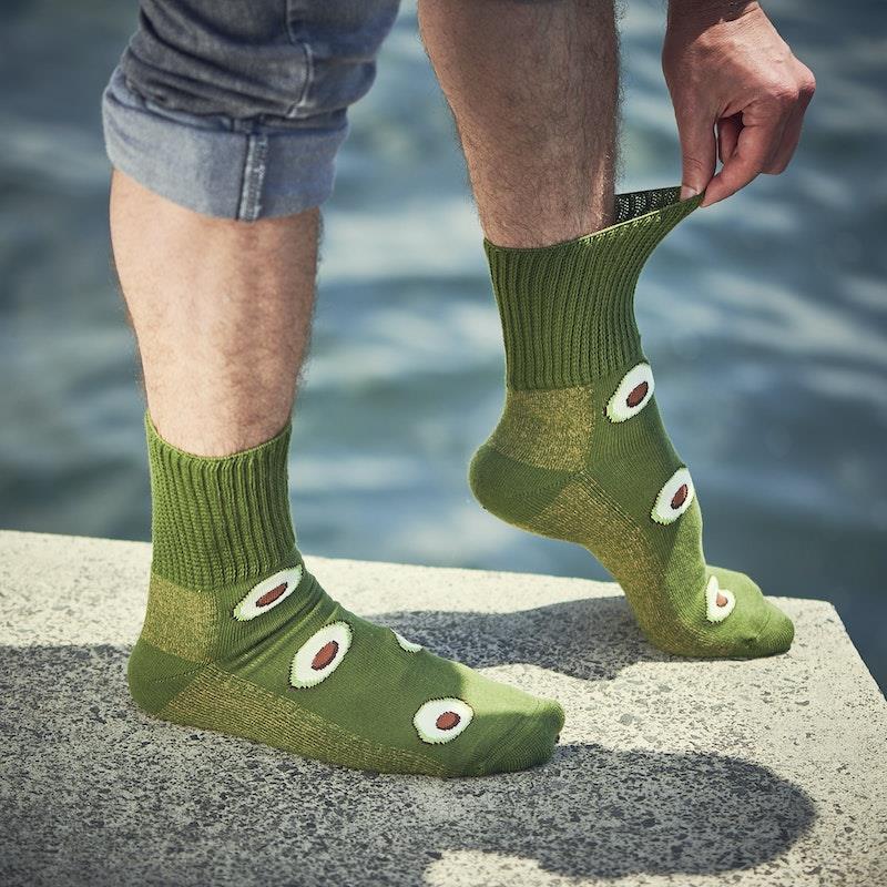 Glucology Copper-Based Socks | 2 Pairs Medium/Avocado - Comfort Meets Style