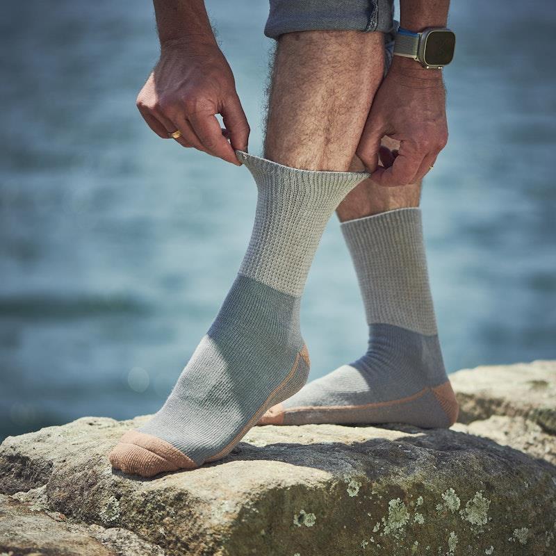 Glucology 6 Pack Mixed Classic Socks - Black, White, Grey - Small