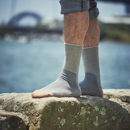 Glucology 6 Pack Mixed Classic Socks - Black, White, Grey - Large