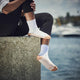 Glucology Copper-Based Loose Top Classic Socks - 2 Pairs White Medium – view 15