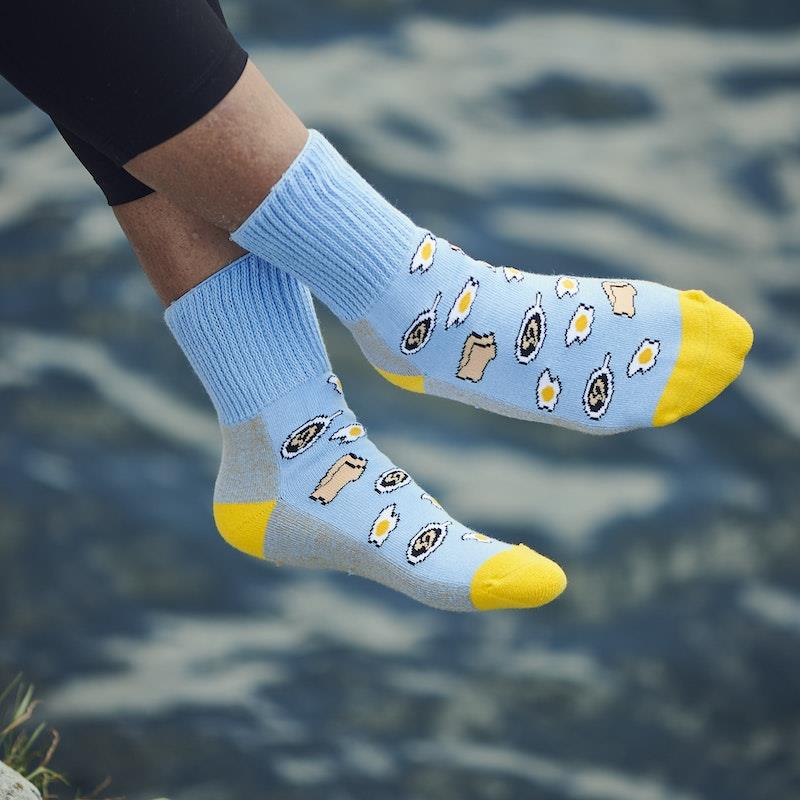 Glucology Copper-Infused Socks - 2 Pairs (Medium) - Fun Patterns