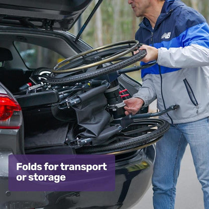 Equipmed PowerCruise DualSmart Electric Wheelchair - Black & Blue